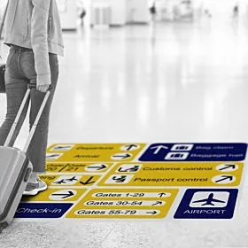 Aluminium Floor Graphics 